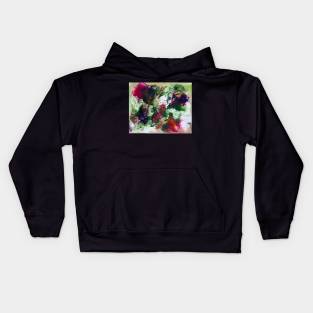 Abstract flowers Kids Hoodie